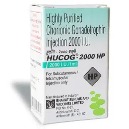 Hucog 2000 IU Bharat Serums And Vaccines Ltd, India
