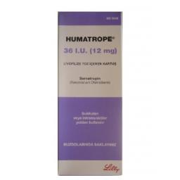 Humatrope 36IU (12mg) - Somatropin Lilly, Turkey