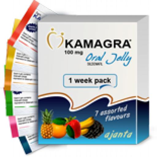 Kamagra Oral Jelly - Grape Ajanta Pharma, India