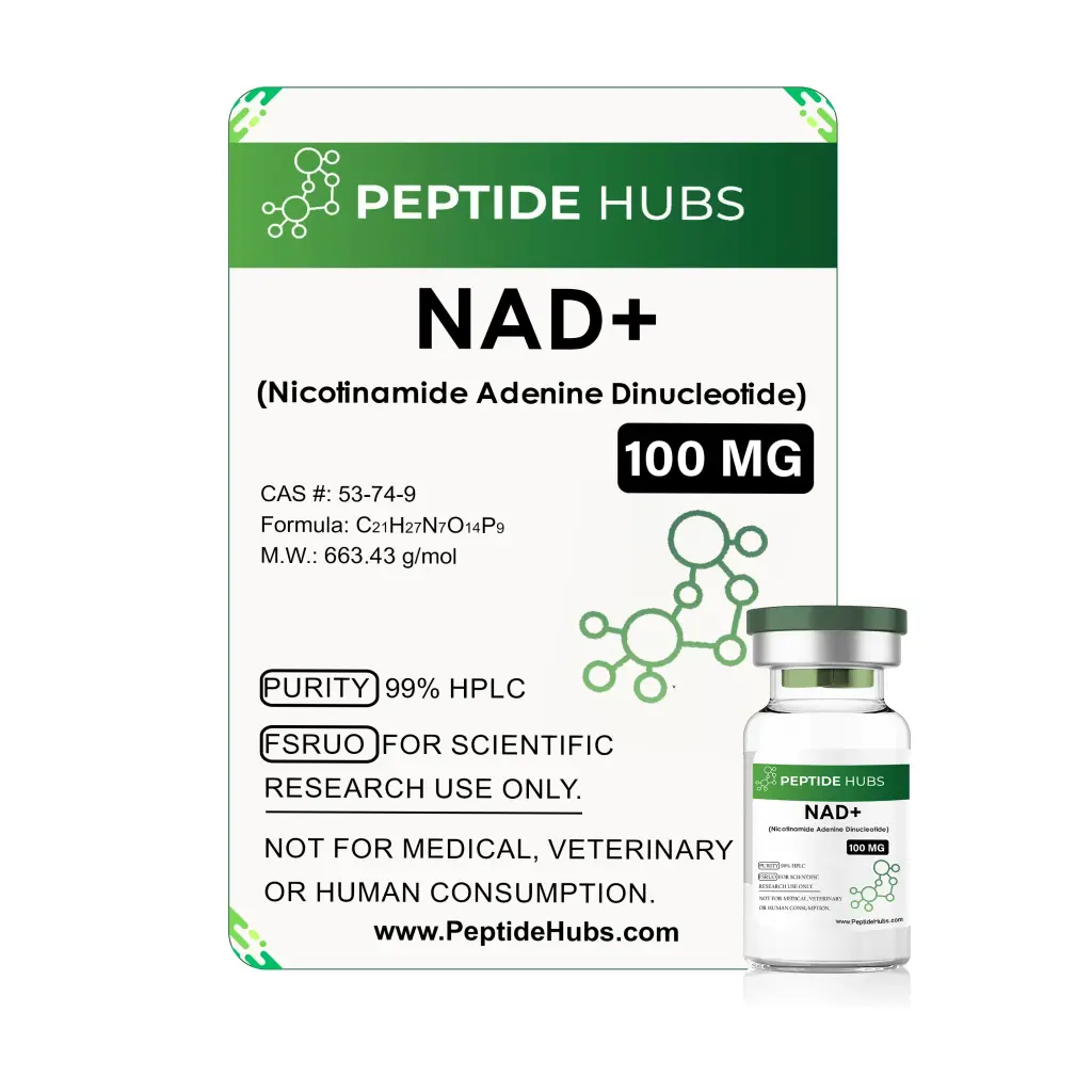 NAD+ 100mg Peptide Hubs