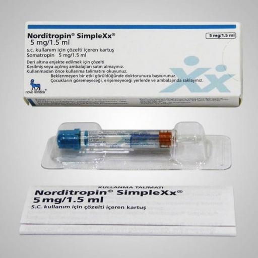 Norditropin 15 iu (5 mg) - Somatropin Simplex Novonordisk, Turkey