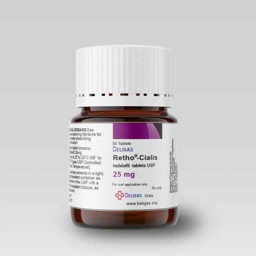 Retho-Cialis 25 mg Beligas Pharmaceuticals