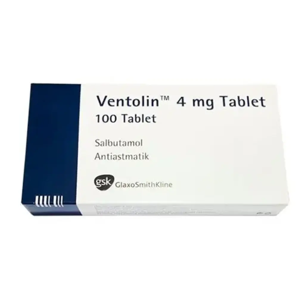 Ventolin 4mg GlaxoSmithKline, Turkey