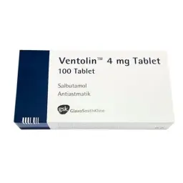 Ventolin 4mg GlaxoSmithKline, Turkey